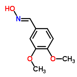 3,4-二甲氧基苯甲醛肟 结构式