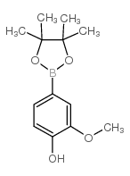 4-羟基-3-甲氧硼酸频哪醇酯 结构式