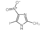 4-碘-2-甲基-5-硝基咪唑 结构式
