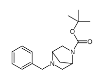 (1S,4S)-5-(苯甲基)-2,5-二氮杂双环[2.2.1]庚烷-2-甲酸叔丁酯 结构式