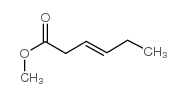 3-己烯酸甲酯 结构式