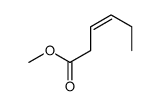 (E)-3-己烯酸甲酯 结构式