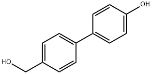 4-(4-羟甲基苯基)苯酚 结构式