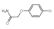 2-(4-溴苯氧基)乙酰胺 结构式