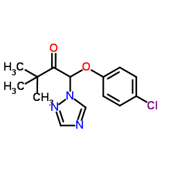 三唑酮 结构式