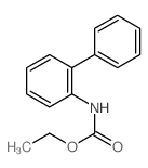 乙基联苯-2-基氨基甲酸酯 结构式