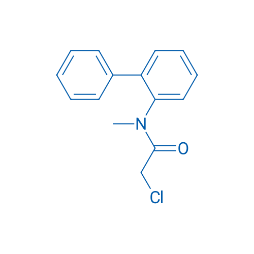N-([1,1'-联苯]-2-基)-2-氯-N-甲基乙酰胺 结构式