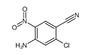 4-氨基-2-氯-5-硝基苄腈 结构式