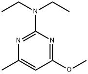 N,N-二乙基-4-甲氧基-6-甲基-2-嘧啶胺 结构式