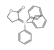 二氢-3-(三苯基膦亚基)-2(3H)-呋喃酮 结构式