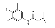 N-Boc-4-溴-3,5-二甲基苯胺 结构式