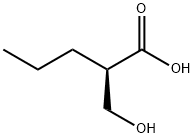 (R)-2-羟甲基-戊酸 结构式