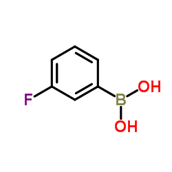 3-氟苯基硼酸 结构式
