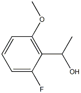 1-(2-氟代-6-甲氧基苯基)乙烷-1-醇 结构式