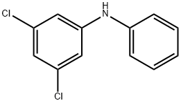 3,5-二氯-N-苯基苯胺 结构式