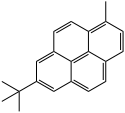 7-叔丁基-1-甲基芘 结构式