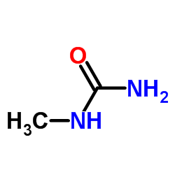 N-甲基脲 结构式