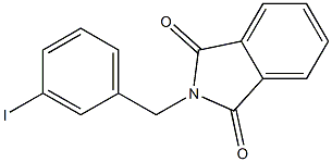 N-(3-碘苄基)邻苯二甲酰亚胺 结构式