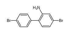 2-氨基-4,4-二溴联苯 结构式