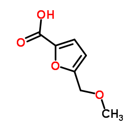 5-甲氧基甲基-2-糠酸 结构式