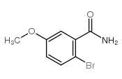 2-溴-5-甲氧基苯甲酰胺 结构式