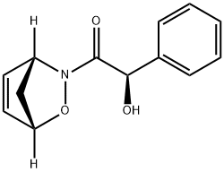 (1R,4S,αR)-3-(α-羟基苯乙酰基)-2-氧杂-3-氮杂-双环[2,2,1]-5-庚烯 结构式