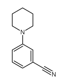 3-哌啶-1-基苯腈 结构式