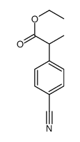 2-(4-氰基苯基)丙酸乙酯 结构式