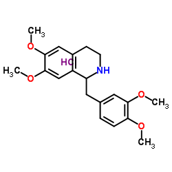 R-四氢罂粟碱盐酸盐 结构式