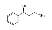 (S)-3-氨基-1-苯基-1-丙醇 结构式