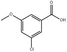 3-氯-5-甲氧基苯甲酸 结构式