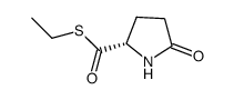 (2S)-5-Oxo-2-pyrrolidinecarbothioic Acid S-Ethyl Ester 结构式
