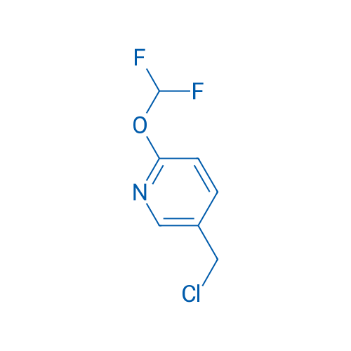 5-(氯甲基)-2-(二氟甲氧基)吡啶 结构式