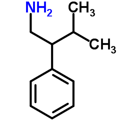 (S)-3-甲基-2-苯基丁胺 结构式