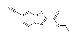 7-氰基咪唑并[1,2-a]吡啶-2-甲酸乙酯 结构式