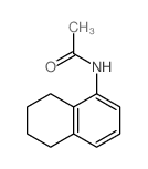 N-(5,6,7,8-四氢萘-1-基)乙酰胺 结构式