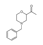 1-(4-苄基吗啉-2-基)乙-1-酮 结构式