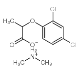 2-(2,4-二氯苯氧基)丙酸二甲胺盐 结构式
