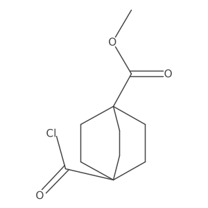 4-氯羰基双环[2.2.2]辛烷-1-羧酸甲酯 结构式