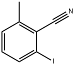 2-碘-6-甲基苯甲腈 结构式