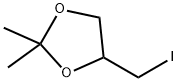 4-(碘甲基)-2,2-二甲基-1,3-二氧戊环 结构式