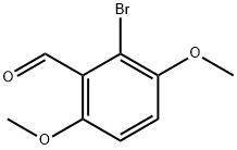 2-溴-3,6-二甲氧基苯甲醛 结构式