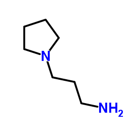 1-(3-氨基丙基)吡咯烷 结构式