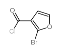 2-溴-3-呋喃甲酰氯 结构式