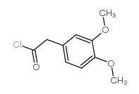 (3,4-二甲氧基苯基)乙酰氯 结构式