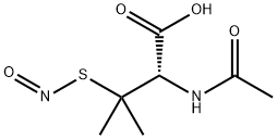 N-乙酰基-3-(亚硝基硫代)-D-缬氨酸 结构式