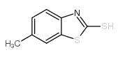 6-甲基-2-巯基苯并噻唑 结构式
