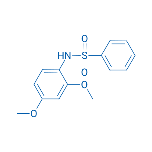N-(2,4-二甲氧基苯基)苯磺酰胺 结构式