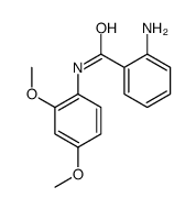 2-氨基-N-(2,4-二甲氧基苯基)-苯甲酰胺 结构式