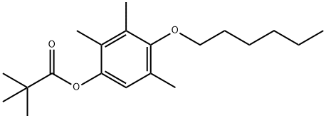 1-O-己基-4-特戊酰-2,3,5-三甲基氢化喹啉 结构式